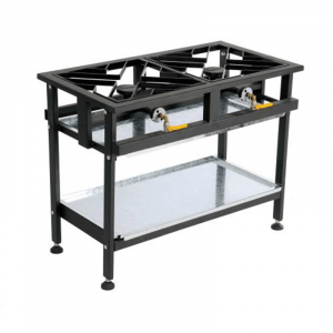 BOILING TABLE GAS - COMMERCIAL - 2 BURNER STRAIGHT