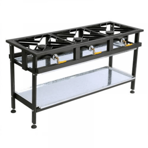 BOILING TABLE GAS - COMMERCIAL - 3 BURNER STRAIGHT