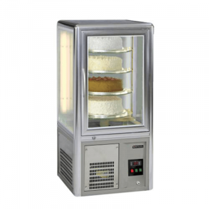 CAKE DISPLAY FRIDGE - SALVADORE ROTATING SHELVES -TABLE TOP