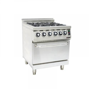 GAS STOVE WITH ELECTRIC OVEN ANVIL - 4 BURNER