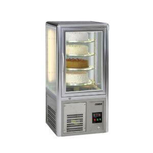 CAKE DISPLAY FRIDGE - SALVADORE ROTATING SHELVES -TABLE TOP