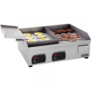 FLAT TOP GRILL ANVIL - EGG & BACON - 600MM - ELEC