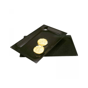 BAKING TRAY ENAMELLED - 535MM X 325MM X 40MM (BLACK)