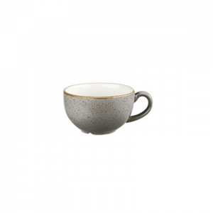 STONECAST - PEPPERCORN GREY 22.7CL CAPPUCCINO CUP (12)