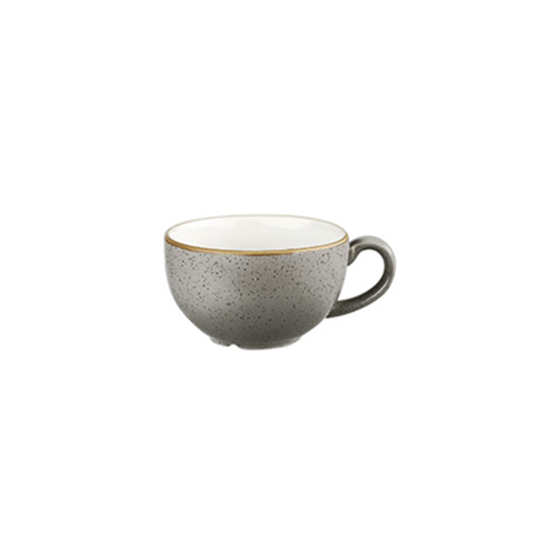 STONECAST – PEPPERCORN GREY 22.7CL CAPPUCCINO CUP (12)