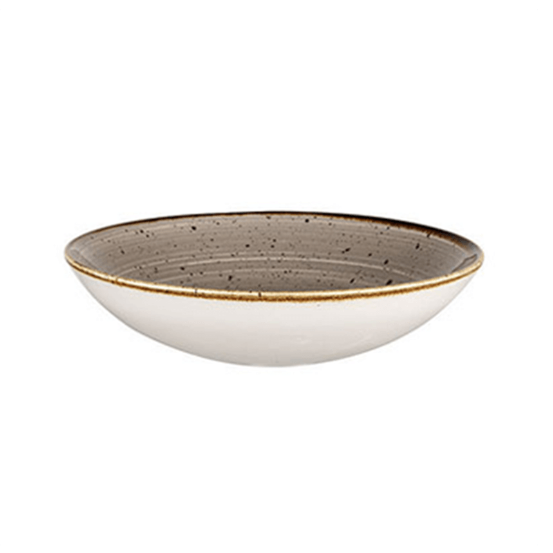 STONECAST – PEPPERCORN GREY 18.2CM COUPE BOWL (12)