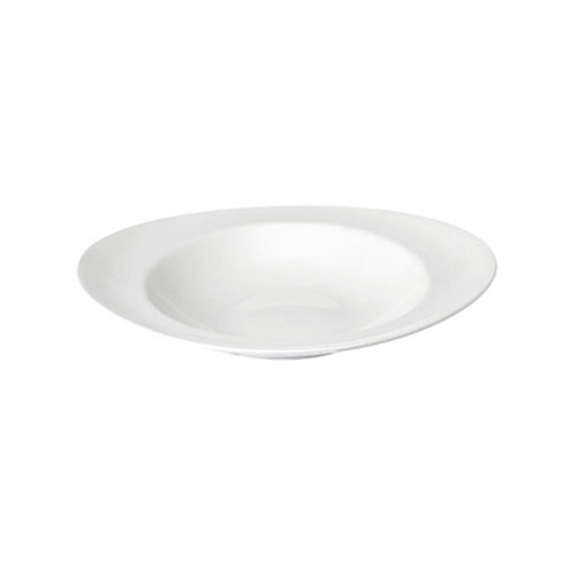 CHURCHILL ORBIT WHITE COUPE PLATE – 23CM (12)