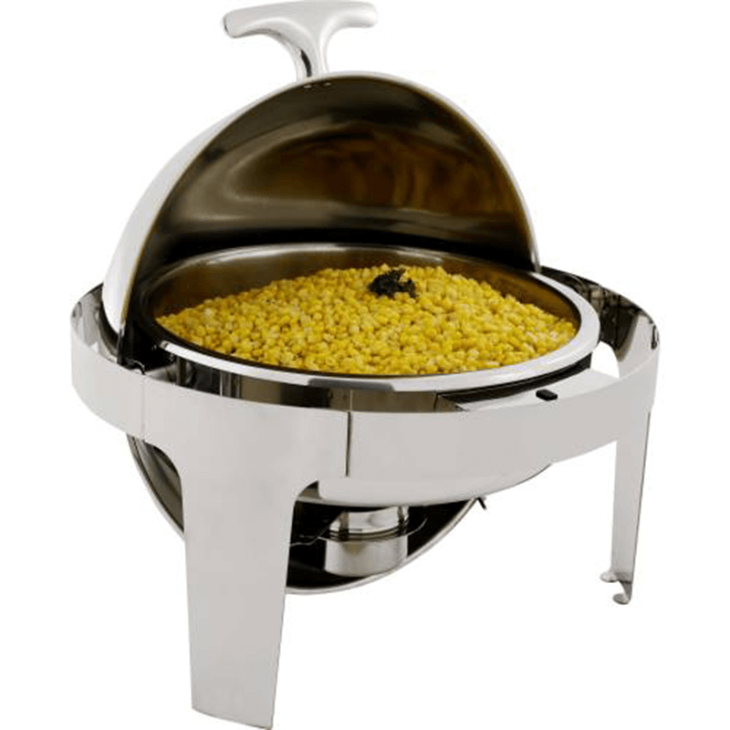 CHAFING DISH S/STEEL – ROLL TOP (ROUND)180 6.8LT