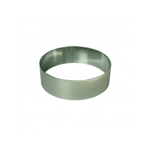 ROUND STAINLESS STEEL CAKE RING - 200 X 58 MM