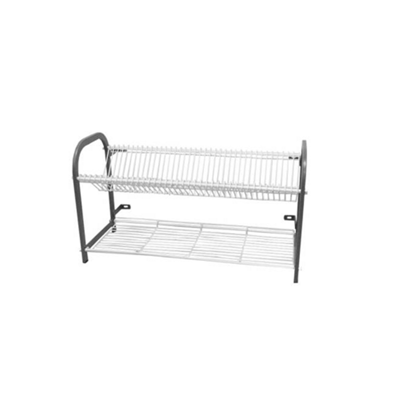 GLOBAL WALL MOUNTED CROCKERY RACK – 802mm – 38 LARGE PLATES + CUP SHELF