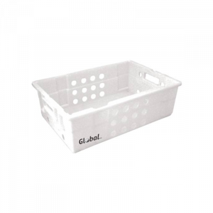 FREEZER CRATE PLASTIC - VENTED - 600MM X 400MM X 188MM