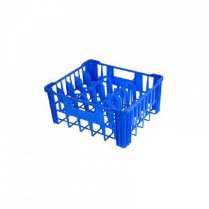 GLASS CRATE LARGE - 30 GLASSES (BLUE) 475MM X 400MM X 205MM
