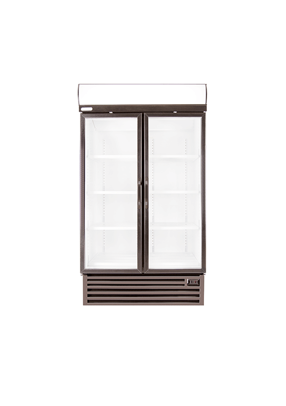 STAYCOLD DOUBLE GLASS DOOR FREEZER