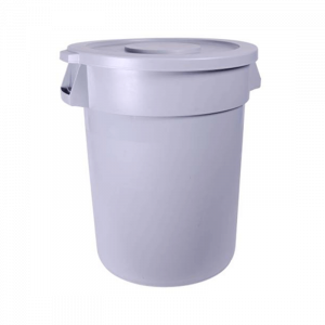 ROUND REFUSE BIN WITH FLAT LID 120Lt 560 x 820mm