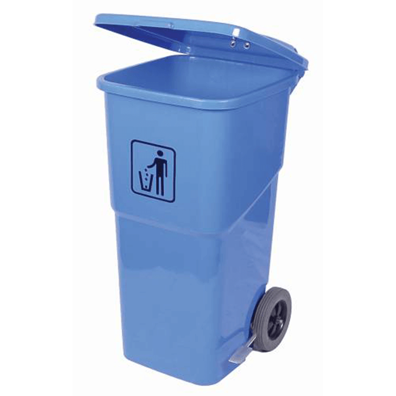 FOOT PEDAL WHEELY BIN 120LT (BLUE)