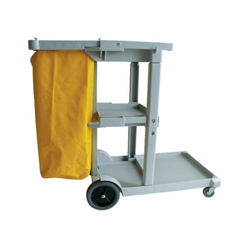 JANITOR TROLLEY PLASTIC 1140MM X 510MM X 980MM