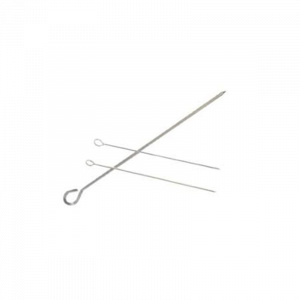 STAINLESS STEEL FLAT KEBAB SKEWERS - 300MM (PACK OF 12)