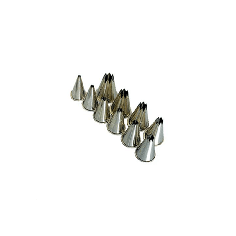 NOZZLE SET METAL – STAR 10 PIECE