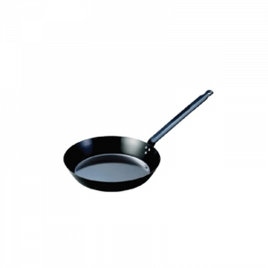 GLOBAL 200MM BLACK STEEL FRYING PAN