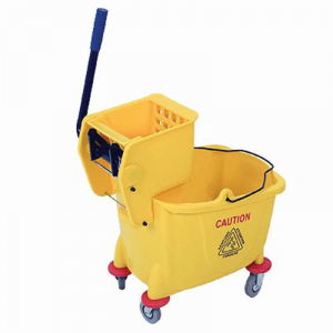 PLASTIC BUCKET & WRINGER - (YELLOW) 36 LT