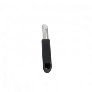 STRAIGHT RUBBER HANDLE POTATO PEELER - 170 MM