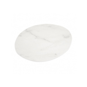 CARLISLE RIDGE MELAMINE MARBLE RIMLESS PLATE - 27.90cm