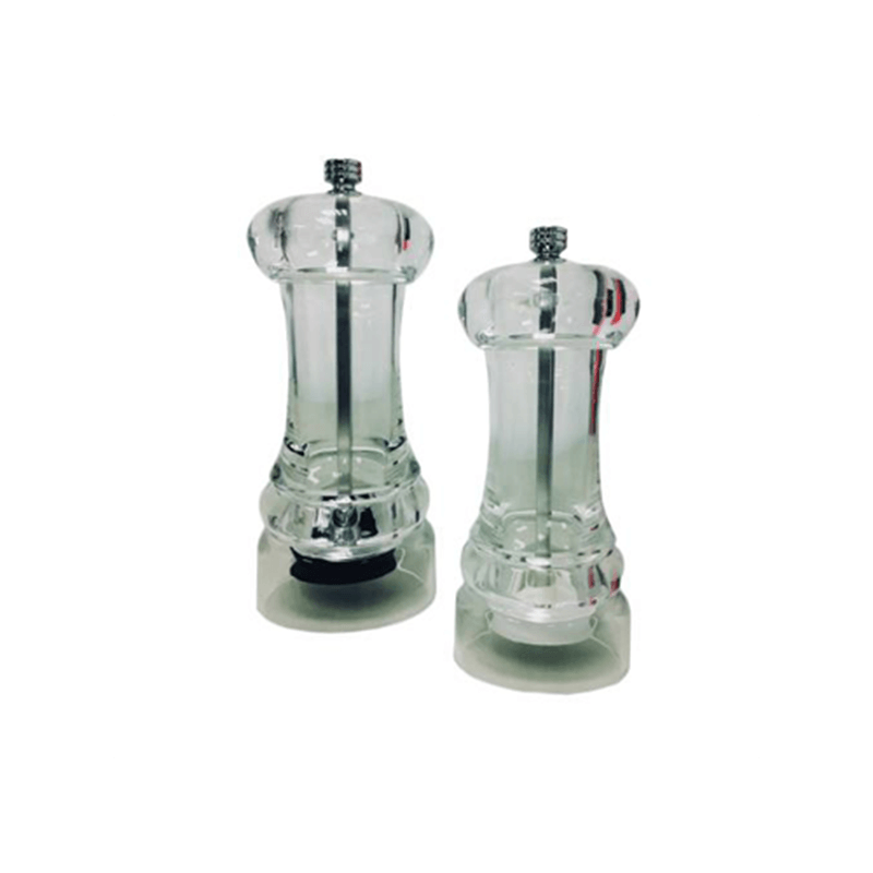 SALT & PEPPER GRINDER – ACRYLIC – 150MM (SET)