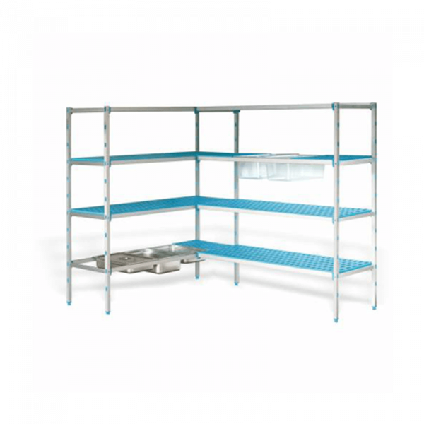 PLASTIC SHELVING CORNER UNITS