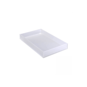 LUCITE TRAY - T COLLECTION - ICE WHITE - GN1/1 (530MM X 325MM X 75MM)