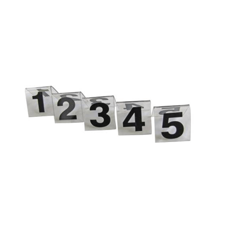 PLASTIC TABLE NUMBER STAND 1 – 10