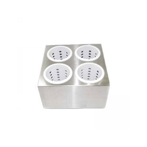 UTENSIL HOLDER - 4 PLASTIC INSERTS