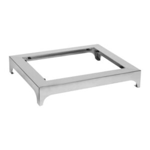 INDUCTION HOB STAND- S/STEEL (SQUARE) - ELECTRO CHEF
