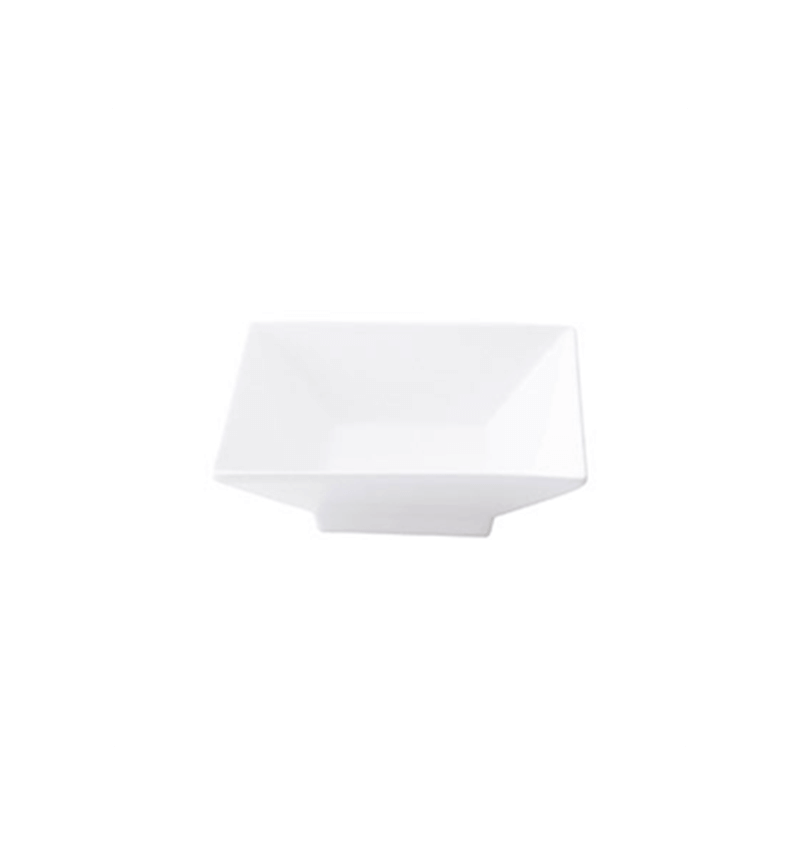 FORTIS ACCENT WHITE SQUARE FOOTED BOWL – 11CM (12)