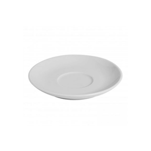 ITALIA - WHITE - CAPPUCCINO SAUCER - 14.1CM (12)