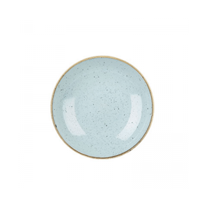 CHURCHILL STONECAST DUCK EGG BLUE COUPE BOWL - 18.2CM (12)