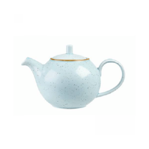 CHURCHILL STONECAST DUCK EGG BLUE BEVERAGE/TEAPOT - 42.6CL (4)