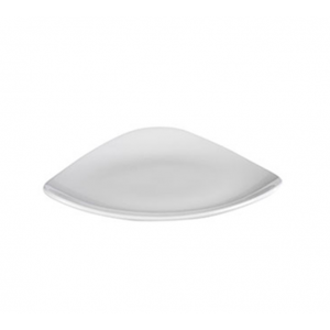CHURCHILL LOTUS WHITE TRIANGLE PLATE - 19CM (12)