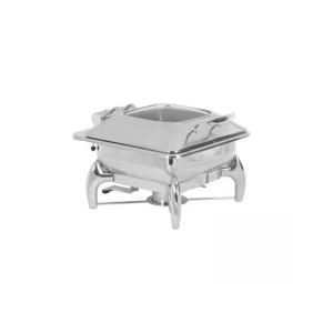 CHAFING DISH INDUCTION - SQUARE WITH GLASS LID 5.5LT