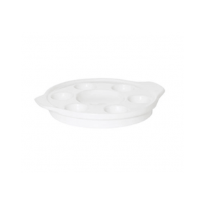 PRIMA - WHITE - SNAIL DISH - 20CM (12)