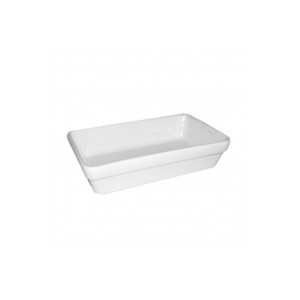 PRIMA - WHITE - STACKING RECTANGULAR SERVER - 16.5CM X 10CM (12)