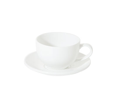 FORTIS PRIMA WHITE CAPPUCCINO CUP ONLY  – 24CL (24)