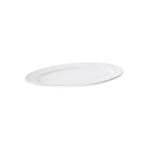 FORTIS PRIMA WHITE OVAL RIMMED PLATTER -31CM (12)