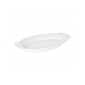 PRIMA - WHITE - OVAL EARED DISH - 20CM (12)