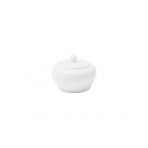 PRIMA - WHITE - SUGAR BOWL WITH LID -20CL (12)