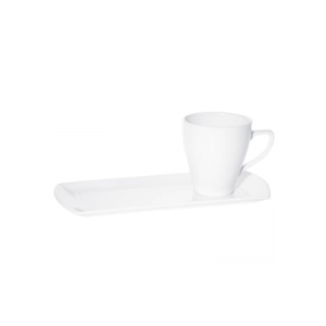 PRIMA - WHITE - SAUCER TRAY - 29CM X 13CM (24)
