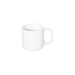 PRIMA - WHITE - STACKING MUG - 28CL (24)