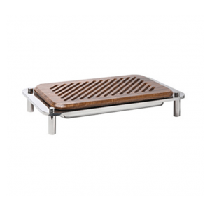 DOMINO BREAD CUTTING BOARD ON STAND 615MM X 350MM X 116MM
