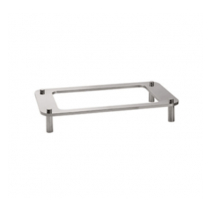 DOMINO DISH STAND GN1/1 RECTANGULAR S/STEEL 615MM X 350MM X 101MM