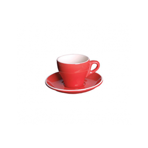 ITALIA - RED - ESPRESSO SAUCER - 12.5CM (12)