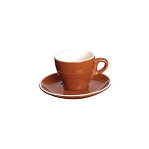 ITALIA - BROWN - CAPPUCCINO SAUCER - 16CM (12)